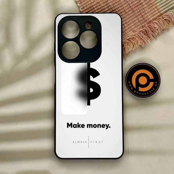 Tecno Spark GO 2024/ Smart 8/ Spark 20/ 20c/ Pop 8/ Hot 40i - Dollar Design 9 - Premium Metal Printed soft Bumper Shock Proof Case CS-7351 CS-7427 CS-7437 CS-7438