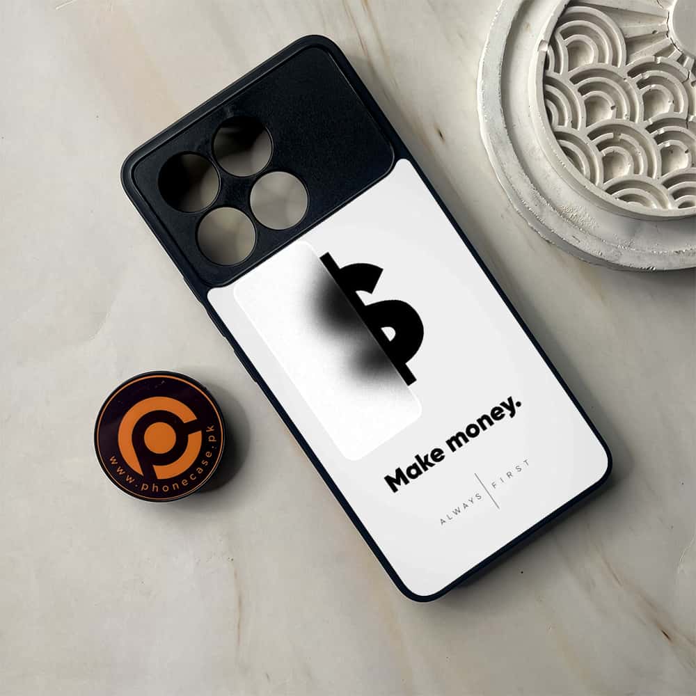 Xiaomi Poco F6 Pro - Dollar Series - Premium Metal Printed soft Bumper shock Proof Case