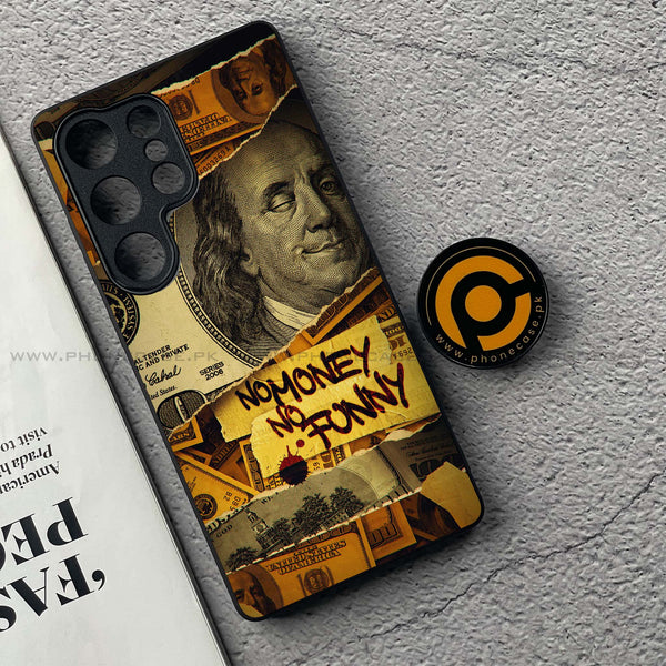 Samsung Galaxy S25 Ultra - Dollar Series - Premium Metal Printed soft Bumper shock Proof Case