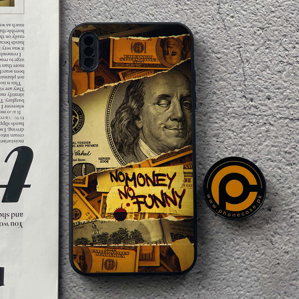iPhone Xs Max - Dollar Series - Premium Metal Printed soft Bumper shock Proof Case