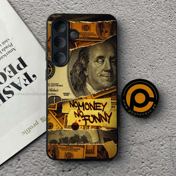 Samsung Galaxy S25 FE - Dollar Series - Premium Metal Printed soft Bumper shock Proof Case
