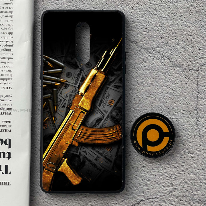 OnePlus 8 - Dollar Design 6- Premium Printed Glass soft Bumper shock Proof Case CS-46130