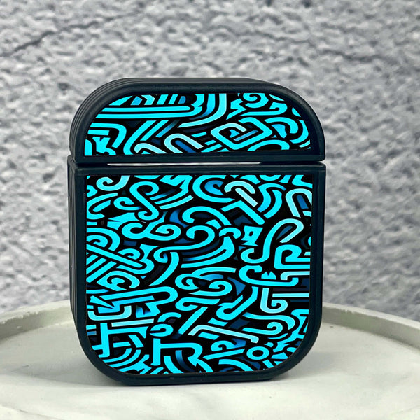 Apple Airpods 1/2 Case - Doodle Design - Front Back Premium Print