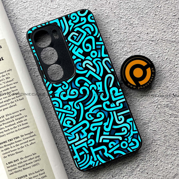 Vivo Y19s Pro - Doodle Design - Premium Metal Printed soft Bumper shock Proof Case