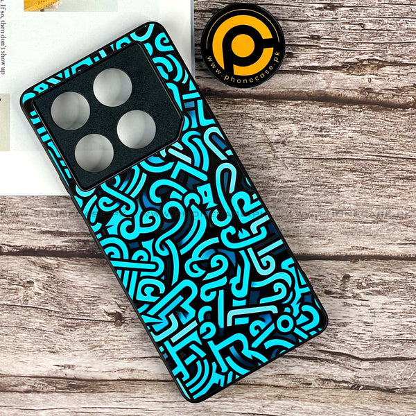 Infinix GT 20 Pro - Doodle Design -  Premium Printed Metal soft Bumper shock Proof Case