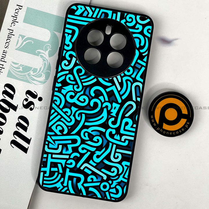 Realme 12 Plus 5G - Doodle Design - Premium Printed Glass soft Bumper Shock Proof Case