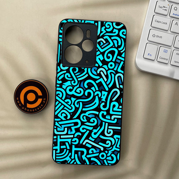 Realme 14T 5G - Doodle Design - Premium Metal Printed soft Bumper Shock Proof Case