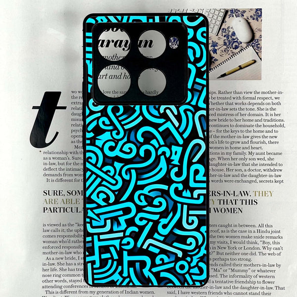 Infinix Note 40 Pro Plus - Doodle Design - Premium Metal Printed soft Bumper shock Proof Case