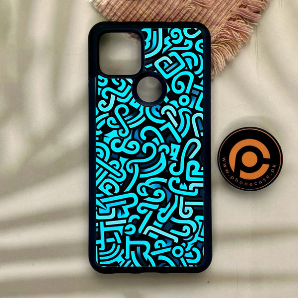Google Pixel 4a 5G - Doodle Design - Premium Metal Printed Soft Bumper Shock Proof Case
