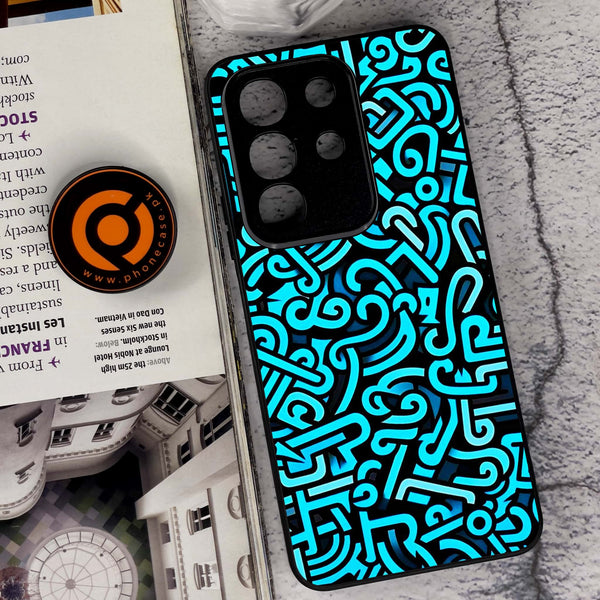 Vivo Y29 4G - Doodle Design - Premium Metal Printed soft Bumper Shock Proof Case