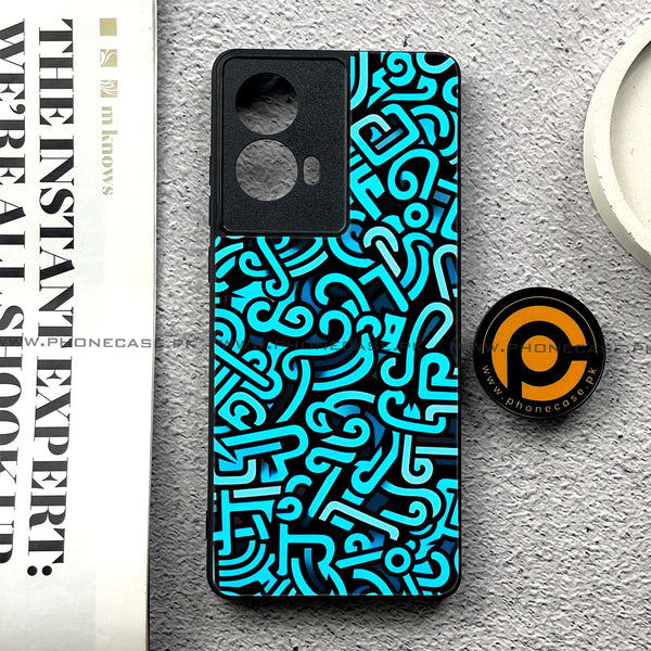 Moto G85 - Doodle Design - Premium Printed Glass soft Bumper shock Proof Case