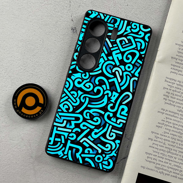 Tecno Camon 40 Pro - Doodle Design - Premium Metal Printed Soft Bumper Shockproof Case