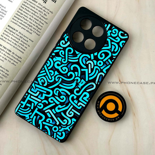 Tecno Camon 30s - Doodle Design - Premium Printed Glass soft Bumper shock Proof Case CS-17365