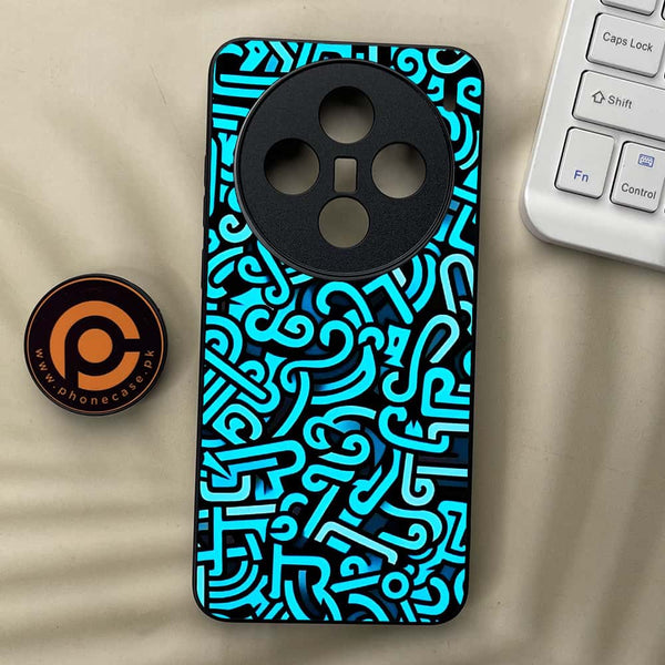 Vivo X200 - Doodle Design - Premium Metal  Printed soft Bumper shock Proof Case