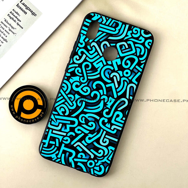 Huawei Nova 3 - Doodle Design - Premium Printed Glass soft Bumper Shock Proof Case