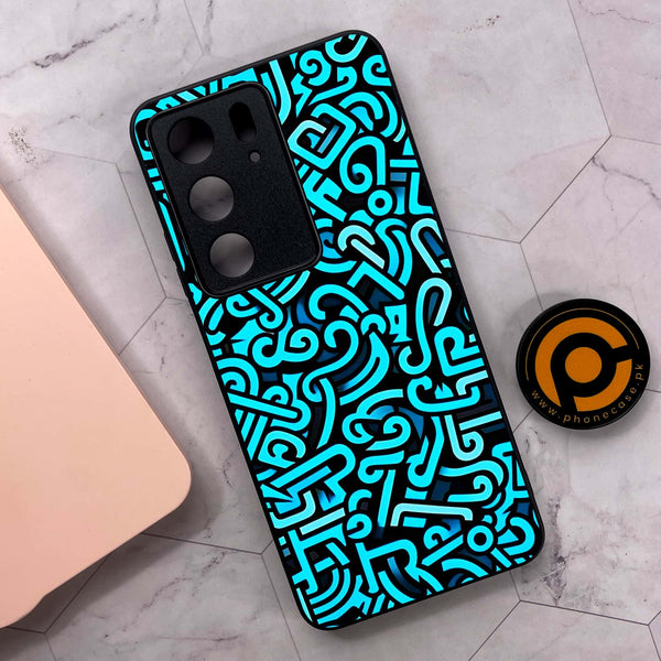 Realme C75x 4G - Doodle Design - Premium Metal Printed soft Bumper shock Proof Case