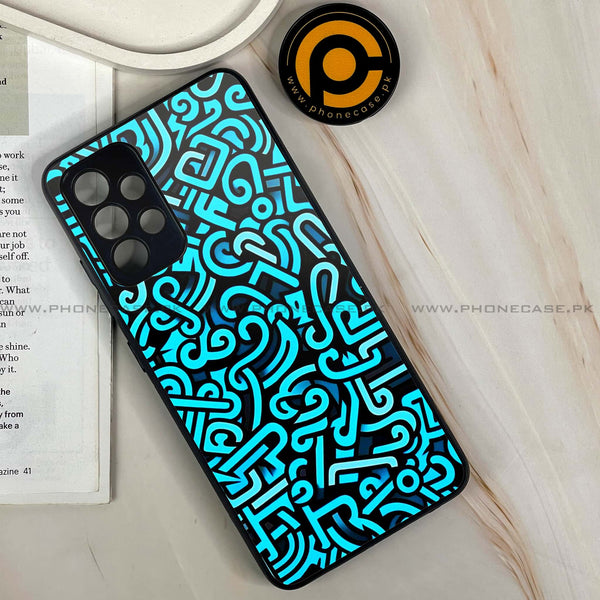 Samsung Galaxy A32 - Doodle Design - Premium Printed Glass soft Bumper shock Proof Case