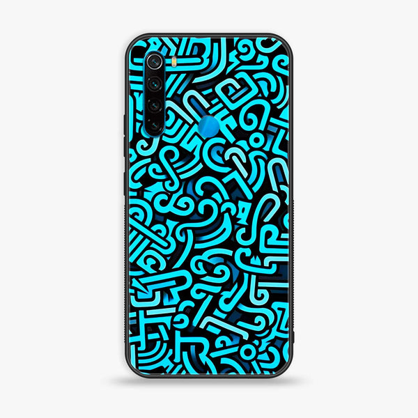 Xiaomi Redmi Note 8 - Doodle Design - Premium Printed Glass soft Bumper Shock Proof Case