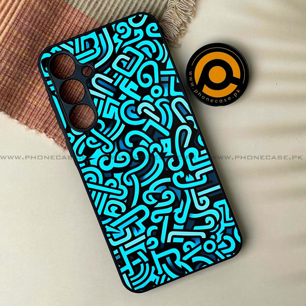 Samsung Galaxy A25 - Doodle Design - Premium Printed Glass soft Bumper Shock Proof Case