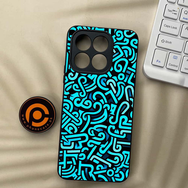 Honor X5b Plus - Doodle Design - Premium Metal Printed soft Bumper shock Proof Case