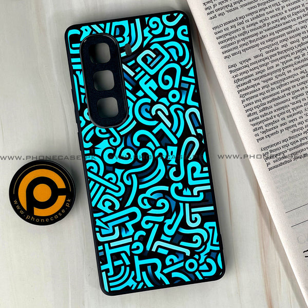 Infinix Hot 50 Pro Plus - Doodle Design - Premium Printed Glass soft Bumper Shock Proof Case