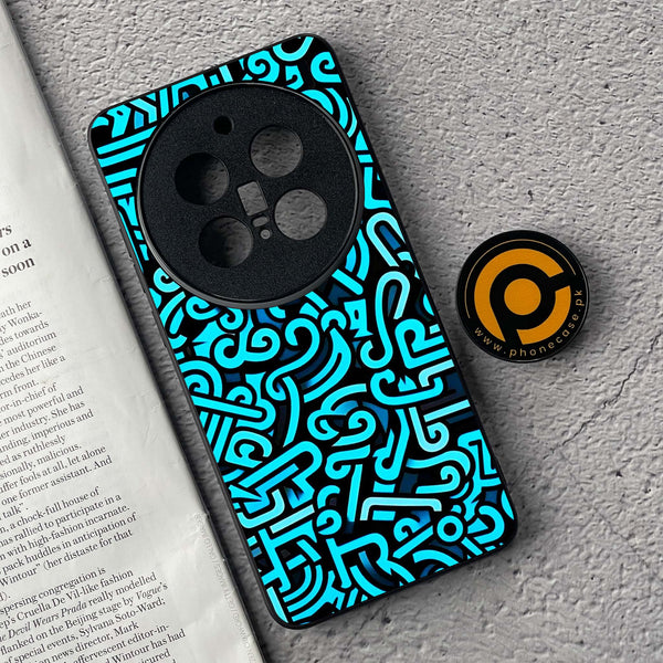 Vivo X200 Pro - Doodle Design - Premium Metal  Printed soft Bumper shock Proof Case