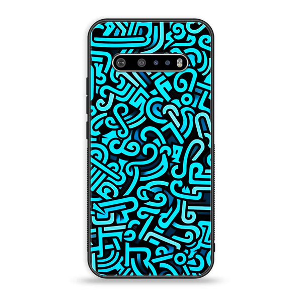 LG V60 - Doodle Design - Premium Printed Glass soft Bumper Shock Proof Case