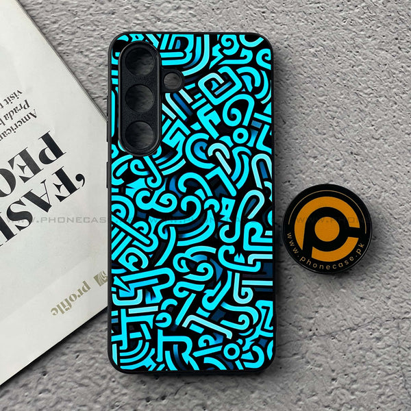Samsung Galaxy S25 FE - Doodle Design - Premium Metal Printed soft Bumper shock Proof Case