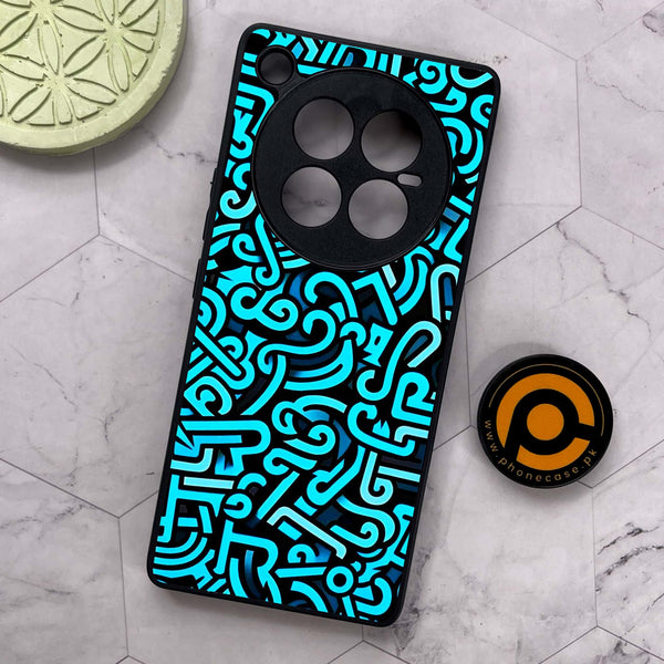 Infinix Zero 40 5G - Doodle Design - Premium Metal Printed soft Bumper shock Proof Case