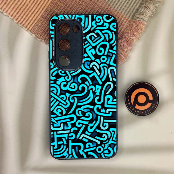 Tecno Spark 40 Pro Plus - Doodle Design - Premium Metal Printed soft Bumper shock Proof Case