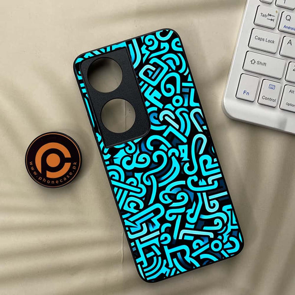 Honor x9b 5G - Doodle Design - Premium Metal Printed soft Bumper shock Proof Case