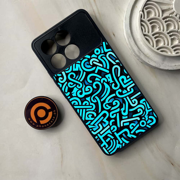 Xiaomi Poco F6 Pro - Doodle Design - Premium Metal Printed soft Bumper shock Proof Case