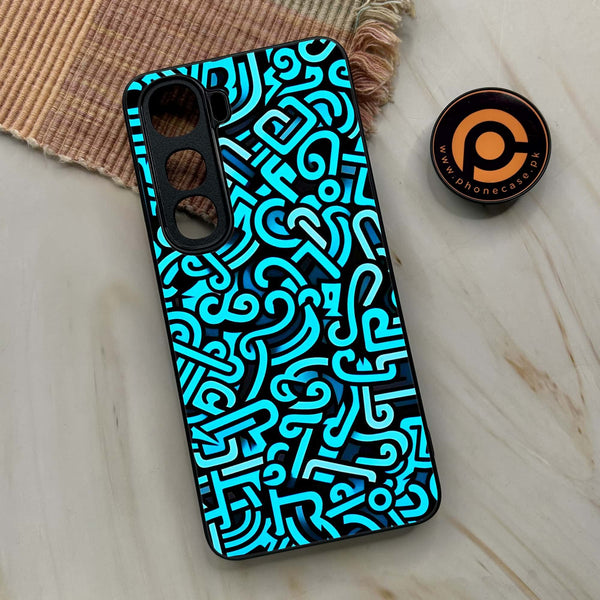Vivo Y400 - Doodle Design - Premium Metal Printed soft Bumper shock Proof Case