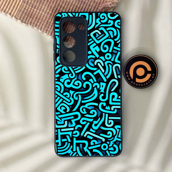 Oppo A5 2025 - Doodle Design - Premium Metal Printed soft Bumper shock Proof Case