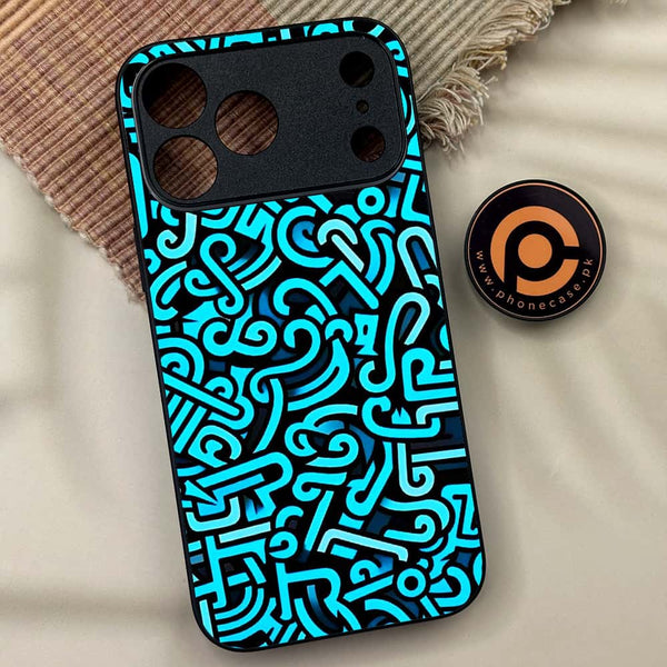 iPhone 17 Pro Max - Doodle Design - Premium Metal Printed soft Bumper shock Proof Case
