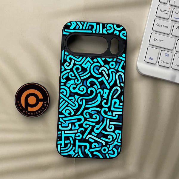 Google Pixel 10  - Doodle Design - Premium Metal Printed soft Bumper Shockof Case
