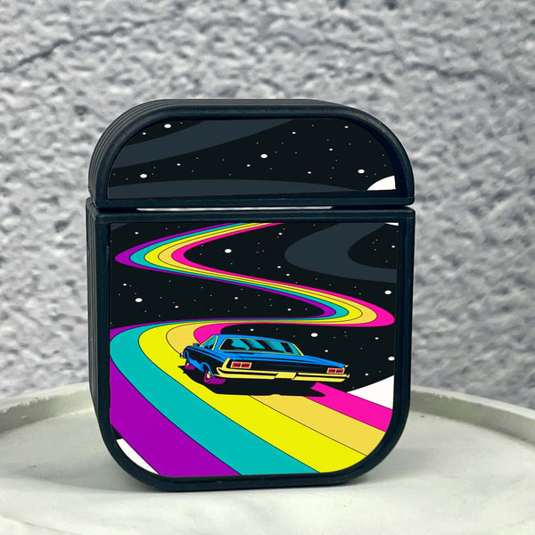 Apple Airpods 1/2 Case - Drive To The Moon - Front Back Premium Print