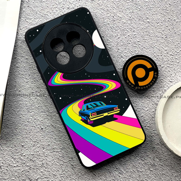 Realme 13 Pro Plus - Drive To The Moon  - Premium Printed Metal soft Bumper shock Proof Case