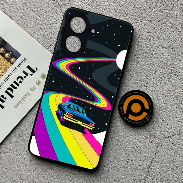 Xiaomi Redmi A5 - Drive To The Moon - Premium Printed Metal soft Bumper Shock Proof Case
