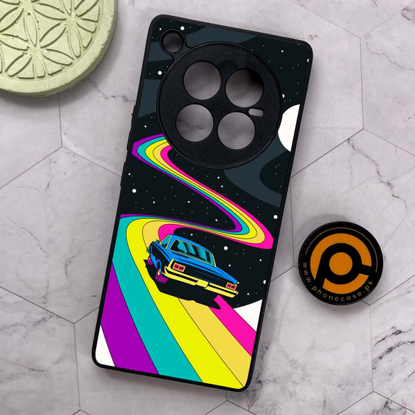 Infinix Zero 40 5G - Drive To The Moon - Premium Metal Printed soft Bumper shock Proof Case