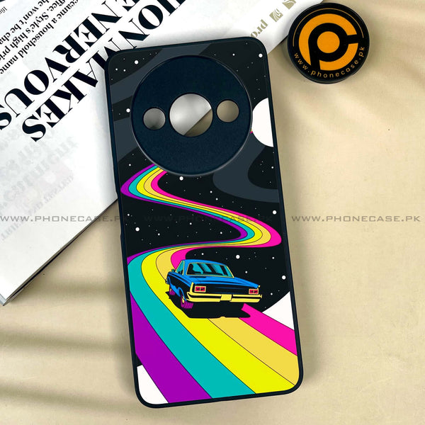 Xiaomi Redmi A3x - Drive To The Moon -  Premium Printed Metal soft Bumper shock Proof Case