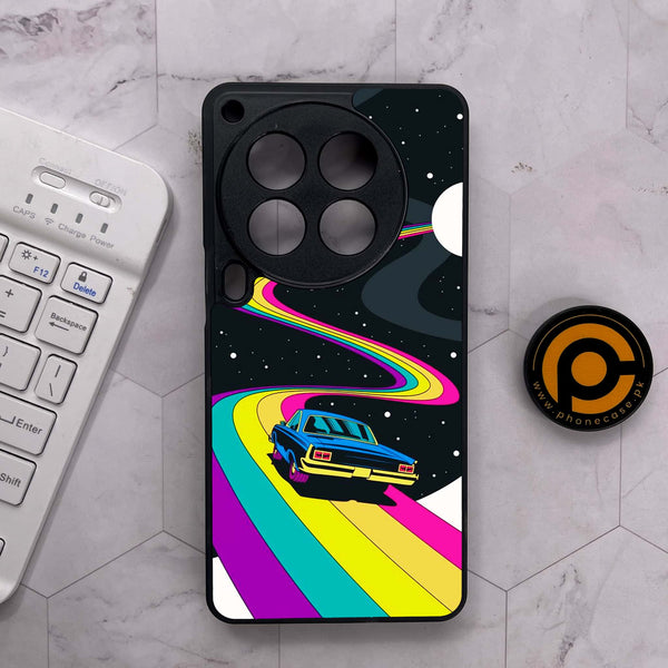 Tecno Camon 30 Premier - Drive To The Moon - Premium Metal Printed soft Bumper shock Proof Case