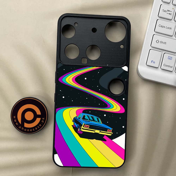 Nothing Phone 3 - Drive To The Moon - Premium Metal Printed soft Bumper shock Proof Case