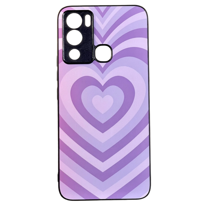 Infinix Hot 12i Heart Beat Series Glass Case