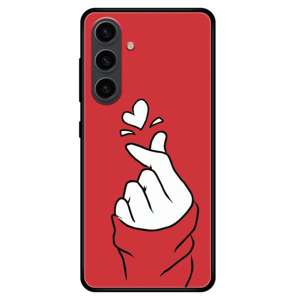 Samsung Galaxy S23 - Finger Heart BTS - Premium Printed Metal Case