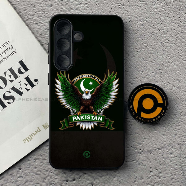 Pakistani Flag Design 14 - Premium Metal Phone Case All Models