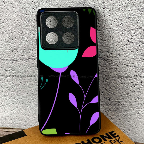 Xiaomi 14T - Floral Design Series 2.0 - Premium Printed Glass soft Bumper shock Proof Case