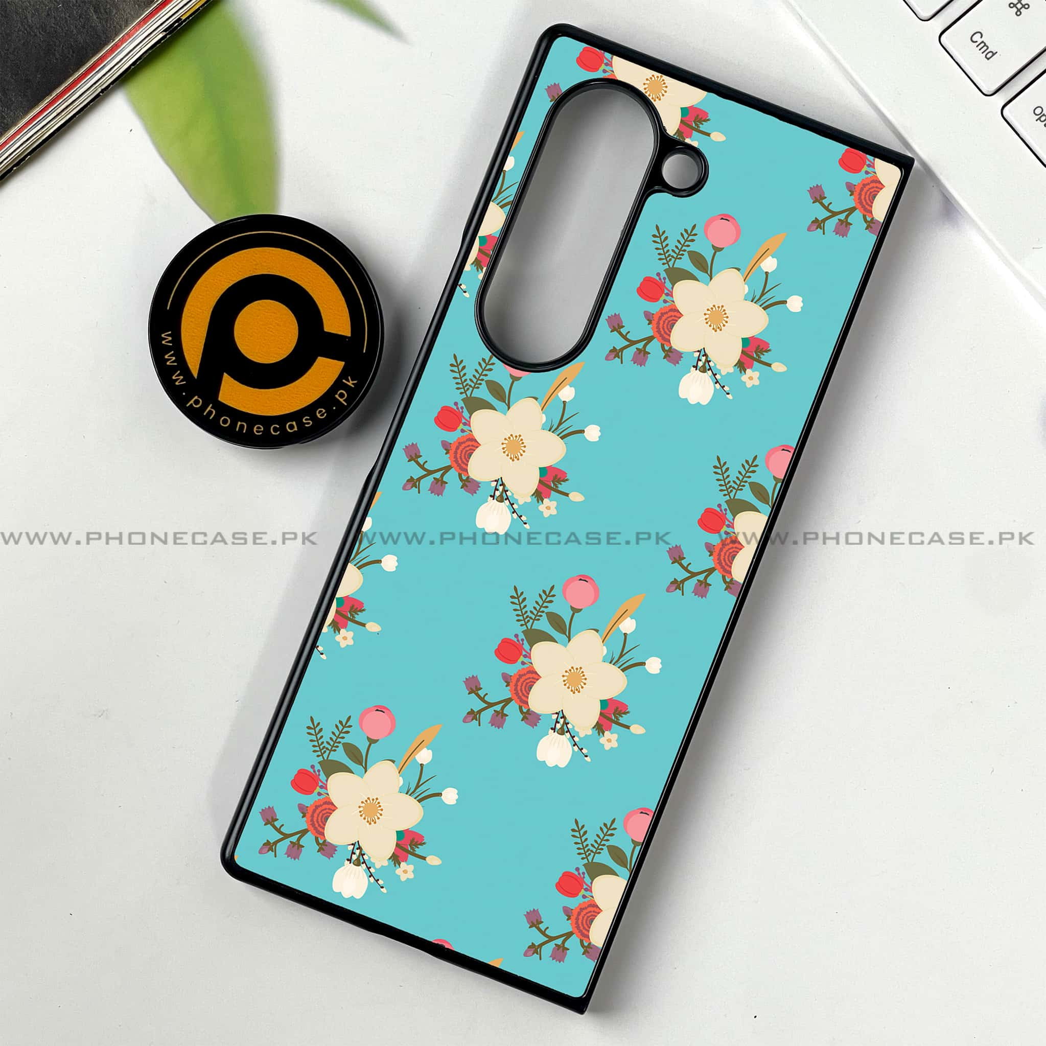 Samsung Galaxy Z Fold 6 - Floral Design Series 2.0 - Premium Printed Metal soft Bumper shock Proof Case