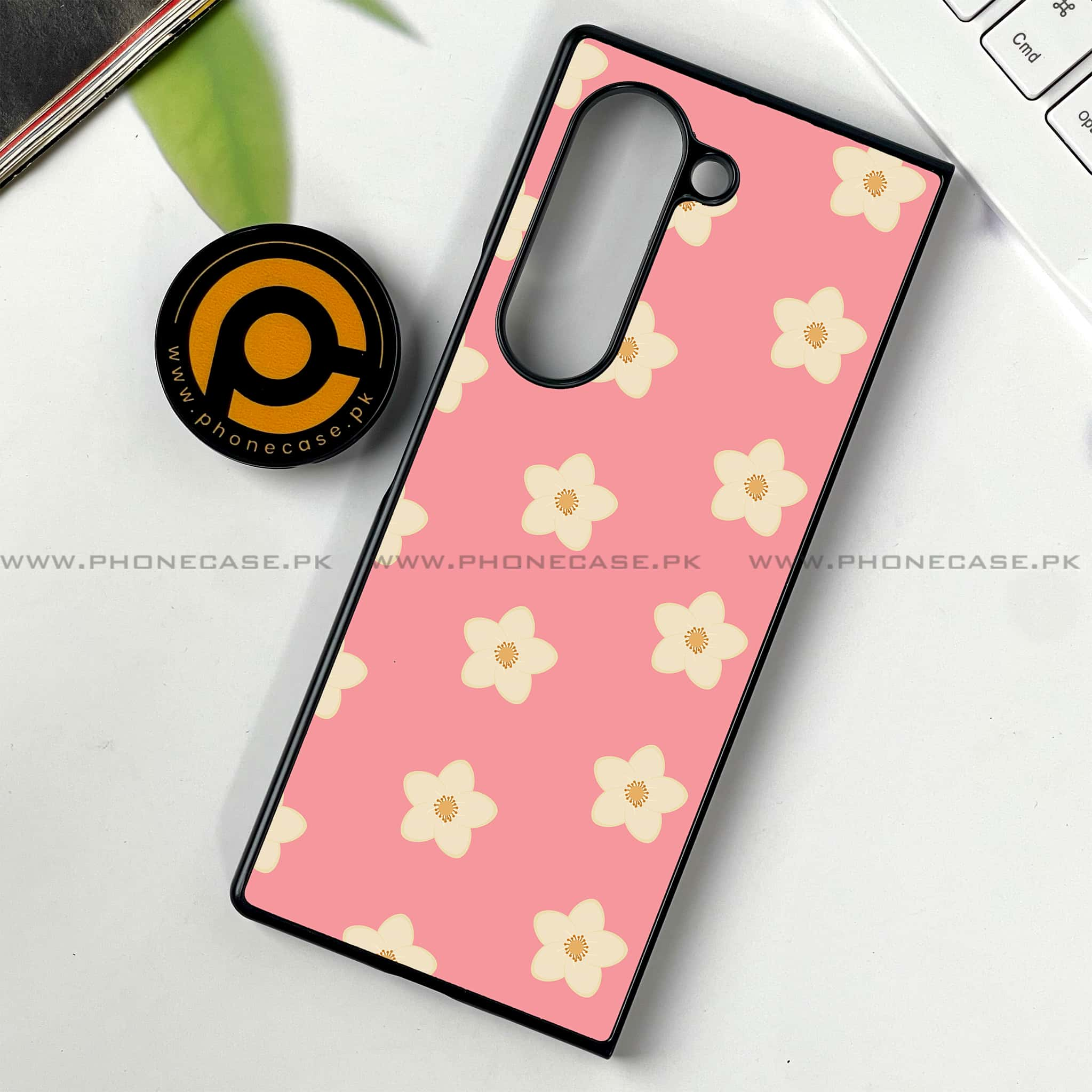 Samsung Galaxy Z Fold 6 - Floral Design Series 2.0 - Premium Printed Metal soft Bumper shock Proof Case