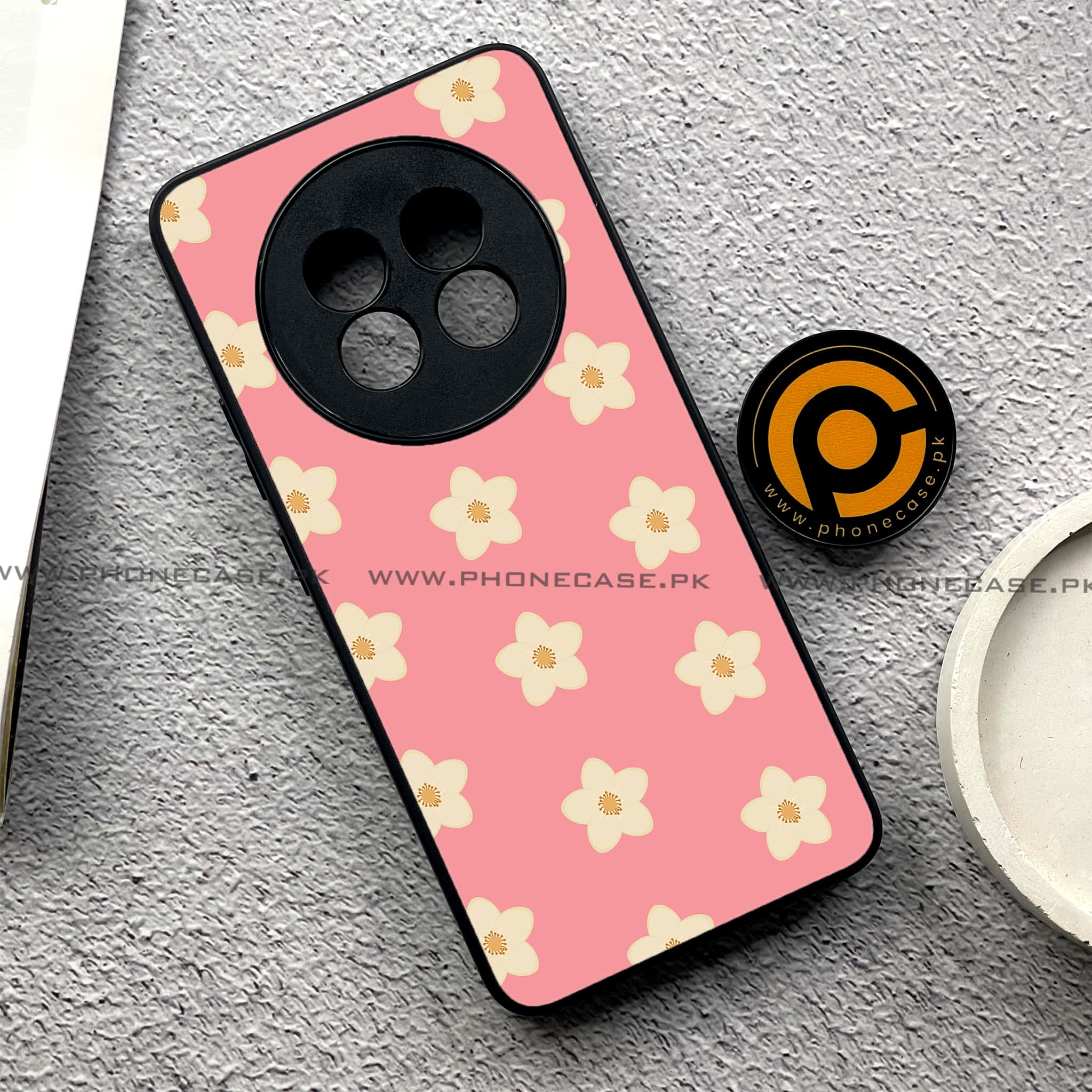 Realme 13 Pro Plus - Floral Design Series 2.0 - Premium Printed Metal soft Bumper shock Proof Case